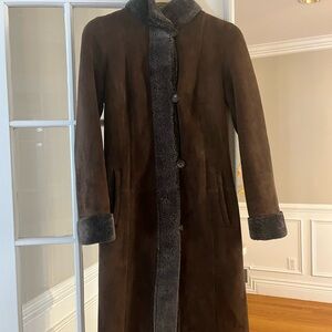 Brown Shearling Coat